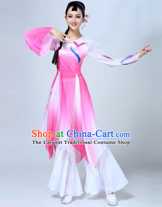 China Traditional Classical Dance Stage Show Costume Female Group Dance Outfits