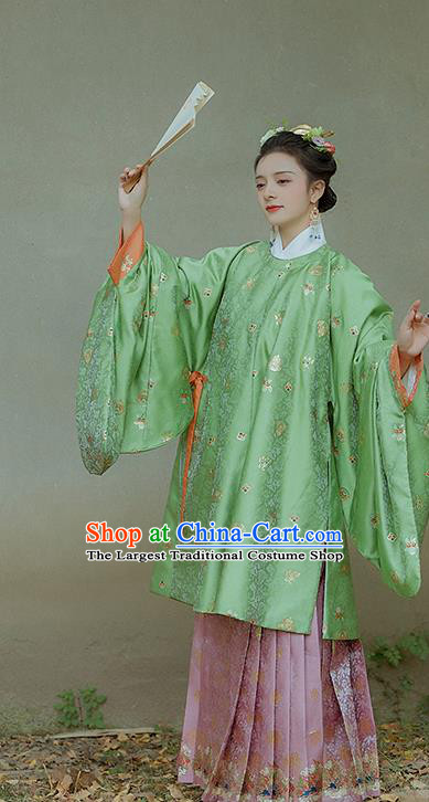 China Ancient Imperial Consort Costumes Traditional Hanfu Dress Ming Dynasty Royal Woman Historical Clothing