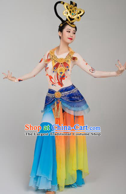 China Flying Apsaras Dance Dress Classical Dance Stage Performance Costume