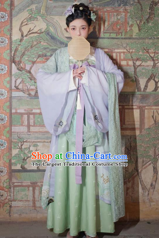 China Traditional Tang Dynasty Court Lady Historical Costumes Ancient Royal Princess Hanfu Dress Clothing