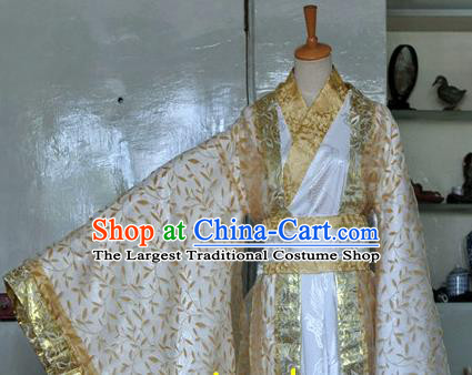 Chinese Drama Cosplay Crown Prince Apparels Han Dynasty Scholar Garment Costumes Ancient Nobility Childe Hanfu Clothing