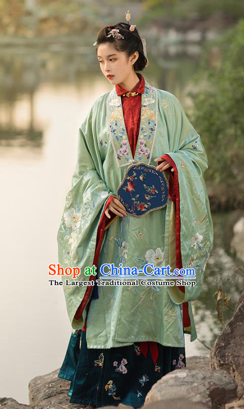 China Ancient Noble Countess Hanfu Dress Garments Traditional Ming Dynasty Court Woman Historical Clothing Full Set