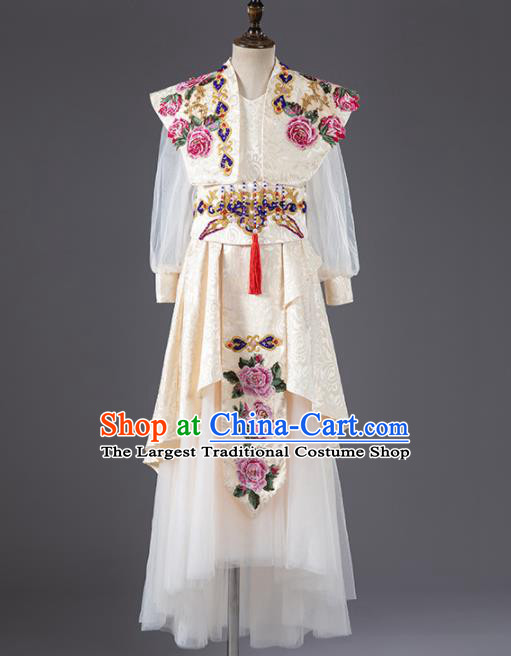 Chinese Traditional Stage Performance Costume National Girl Clothing Children Classical Dance Apparels