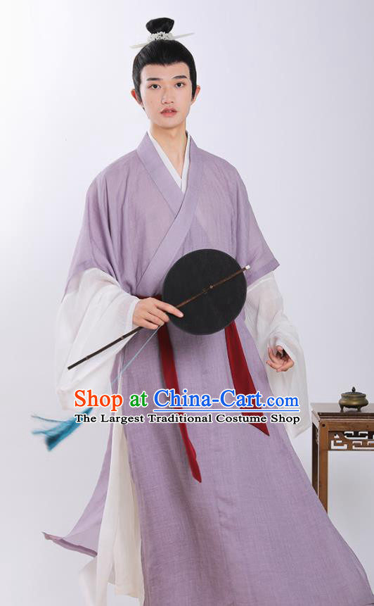 China Ming Dynasty Young Childe Clothing Ancient Scholar Garment Costumes Traditional Hanfu Apparels for Men