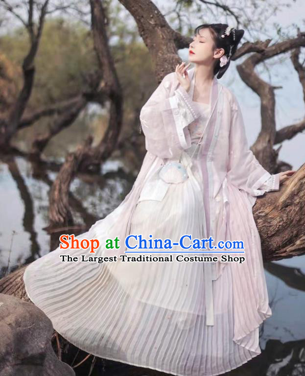 China Ancient Royal Princess Garment Costumes Song Dynasty Historical Clothing Traditional Noble Infanta Hanfu Dress Apparels for Women