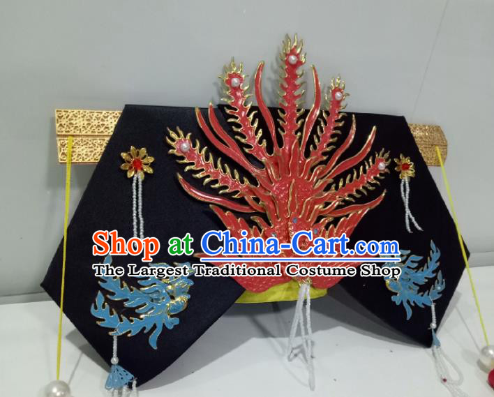 China TV Series My Fair Princess Phoenix Coronet Headpiece Ancient Empress Hair Accessories Traditional Qing Dynasty Headdress