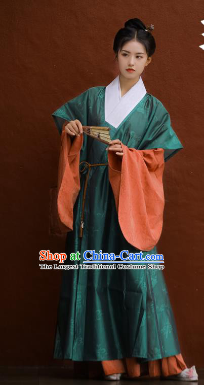 Chinese Ming Dynasty Historical Costumes Traditional Hanfu Clothing Ancient Taoist Nun Garments