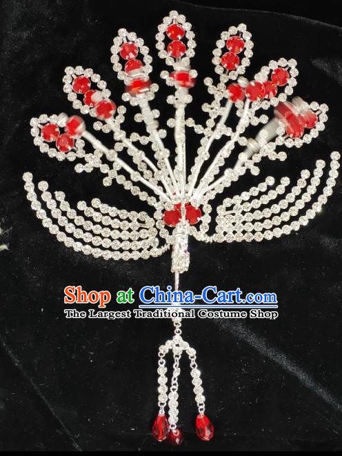 Chinese Beijing Opera Actress Headpiece Ancient Empress Phoenix Hair Pin Peking Opera Hua Tan Hair Jewelry