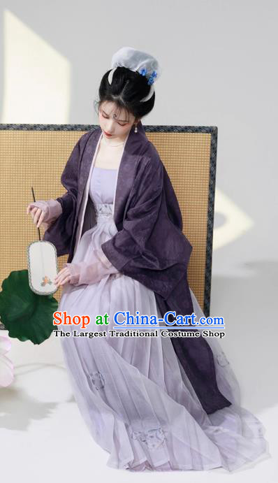 China Ancient Noble Woman Costumes Traditional Song Dynasty Royal Princess Hanfu Dresses