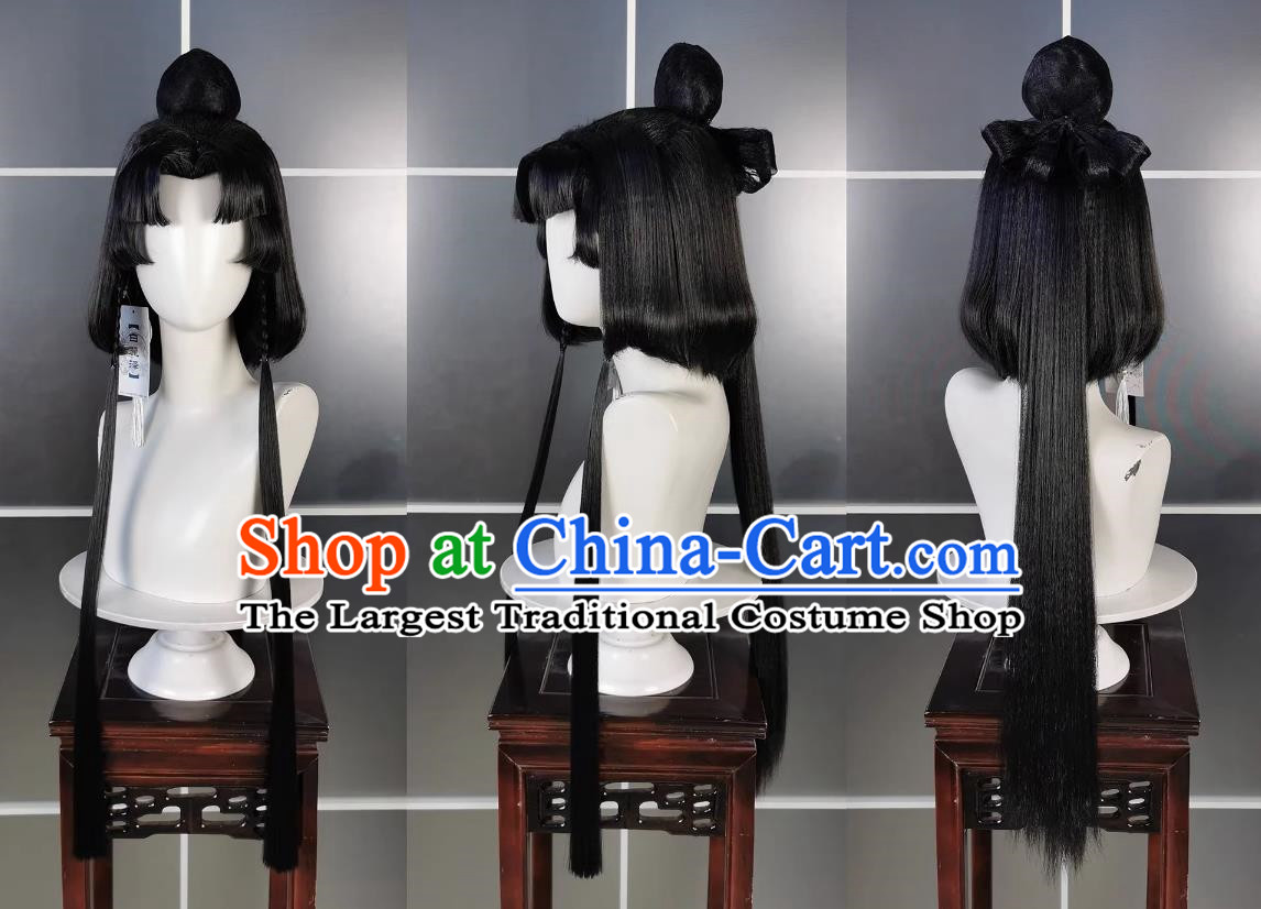 Qixiu Lolita Chooses Fang Xiuluo Wig and Headdress Jianwang 3 Jiansan Cosplay Headpiece