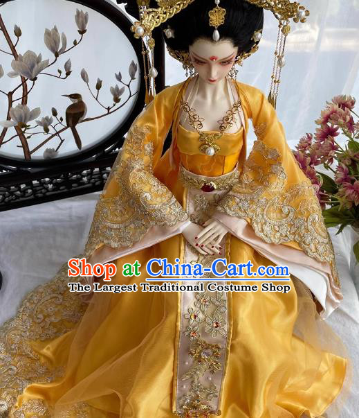 Customize Tang Dynasty Doll Ruqun Dress Handmade BJD Doll Costume China Empress Hanfu Clothing