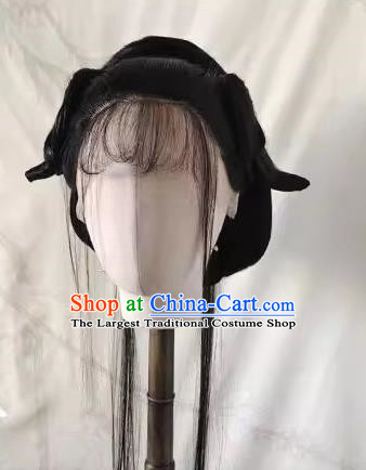 Wig Ancient Costume Women Front Lace Hand Hook Butterfly Essence With Hanfu Style Hair