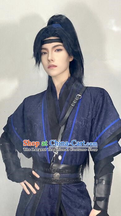 China Ancient Swordsman Clothing Sha Po Lang Gu Yun Garments Young Hero Costume