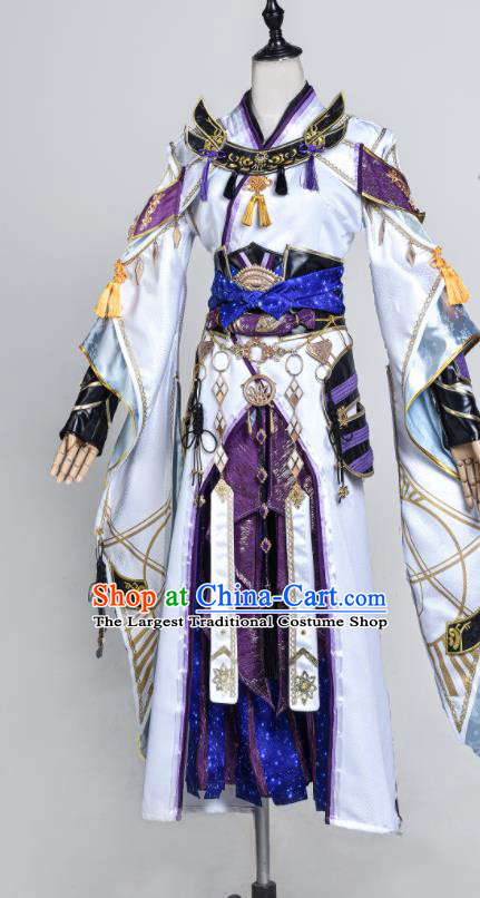 Top Cosplay Young Hero Clothes Jian Xia Qing Yuan Yan Tian Zong Clothing Ancient Swordsman Costumes