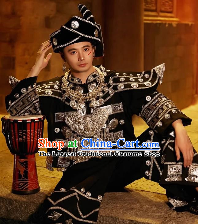 Miao Costumes Ethnic Minority Costumes Tourist Attractions Photo Boutique Male Miao King Suit