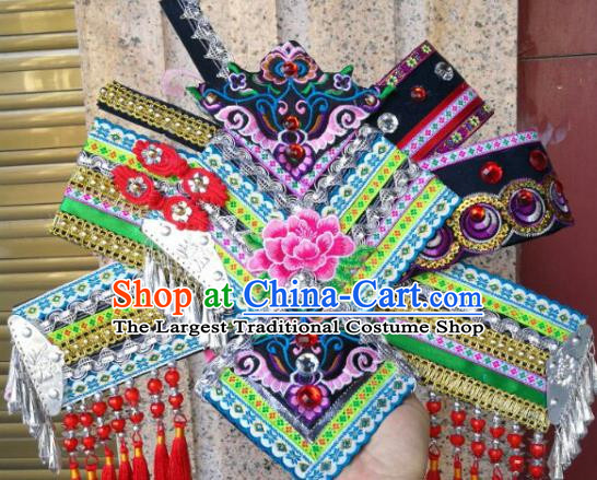 Ethnic Hat Stage Performance Headdress Pure Handmade Ethnic Minority Hat