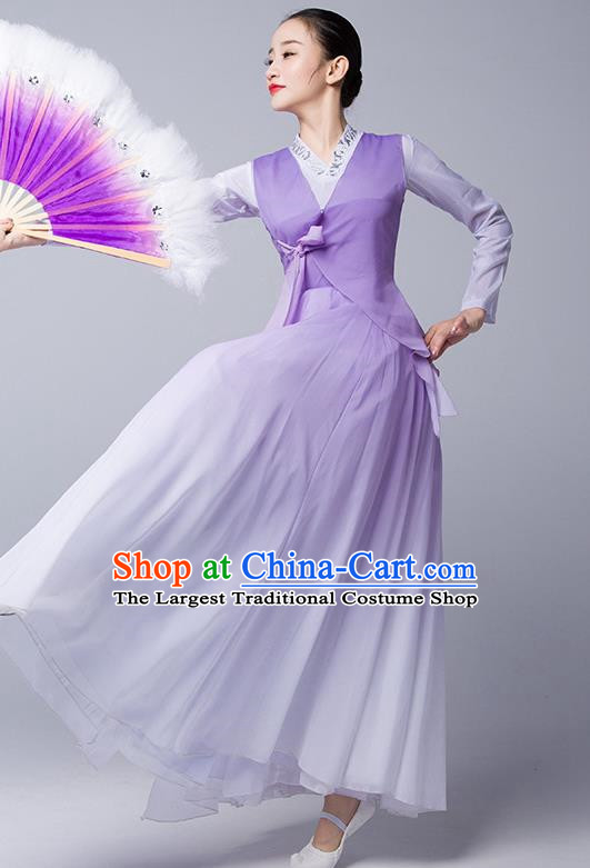 Classical CCTV Korean Dance With The Same Style Of Soul Wings Dance Costume Art Test Fan Elegant Big Swing Performance Costume Da Jang Jin