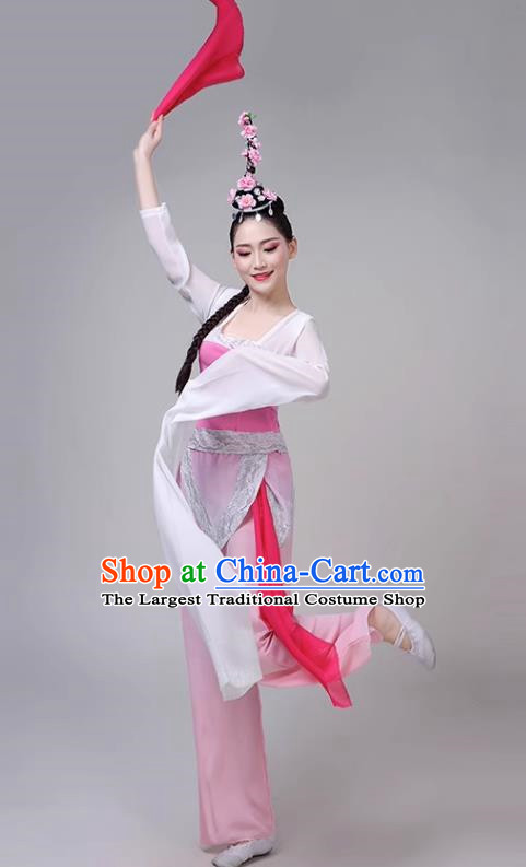 Classical Dance Costume Female Elegant Water Sleeve Performance Costume National Group Dance Taoli Cup Stage Taoyao Performance Costume