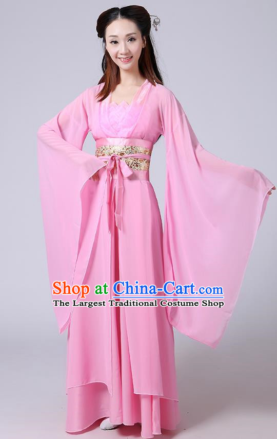 Heroine Little Dragon Girl White Liu Yifei Ancient Costume Seven Fairies Costume