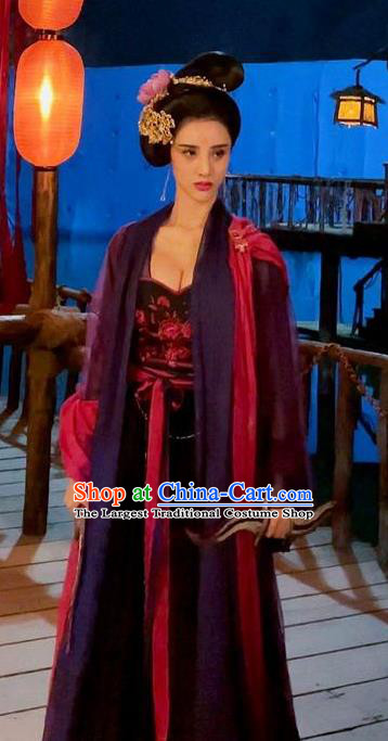 China Traditional Swordswoman Hanfu Clothing Ancient Female Assassin Costumes TV Series Strange Tales of Tang Dynasty Geisha Sexy Dress