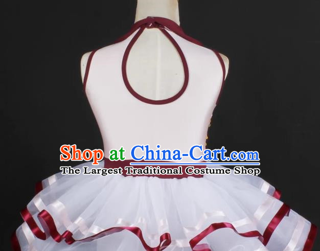 Children Girls Ballet Dance Skirt Pettiskirt Performance Costume Stage Costume