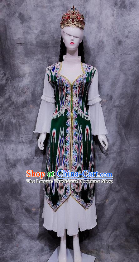 Uyghur Clothing Xinjiang Clothing Ethnic Minorities Catwalk Performance Costumes