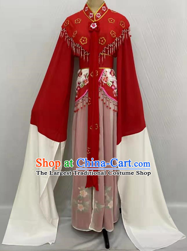 Red Lin Sister Huadan Clothing Daiyu Fang Yafen Version of Dream of Red Mansions New Huadan Yue Opera Costume Huangmei Play Water Sleeves