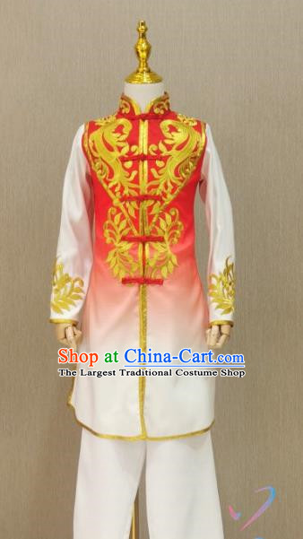 Xinjiang Dance Costume Boy Uyghur Ethnic Style Stage Performance Costume