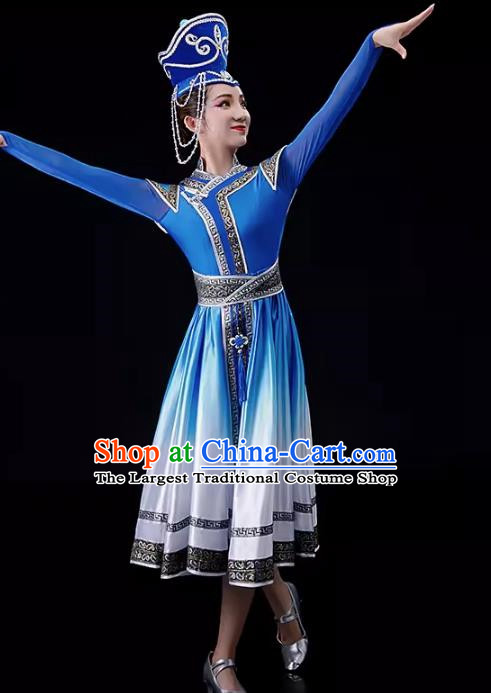 Mongolian Dance Costumes Women Ethnic Minority Dance Costumes New Suit Opening Dance Big Swing Skirt Costumes