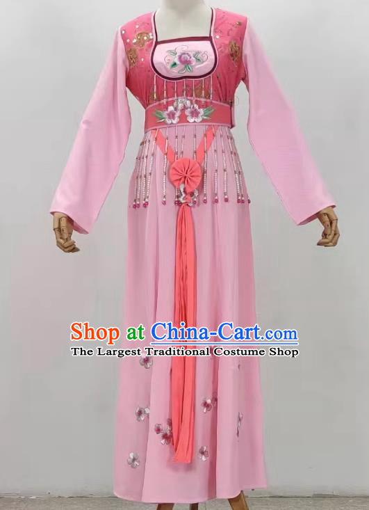 Maid And Palace Maid Split Embroidered Yue Opera Hua Dan Costume Drama Opera Performance Costume Dance Costume