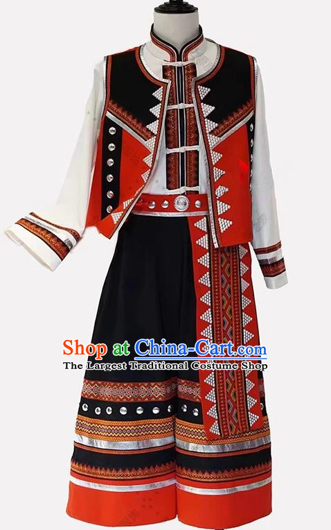 Ethnic Minority Zhuang Yi And Miao Dance Costumes Performance Costumes Ethnic Stage Costumes