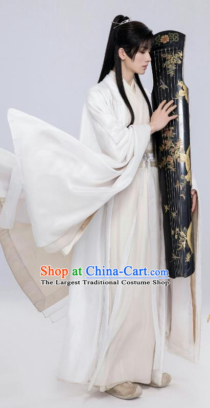 Chinese Ancient Tang Dynasty Scholar Costumes Romantic TV Series Royal Rumours Young Childe Yan Han Garment