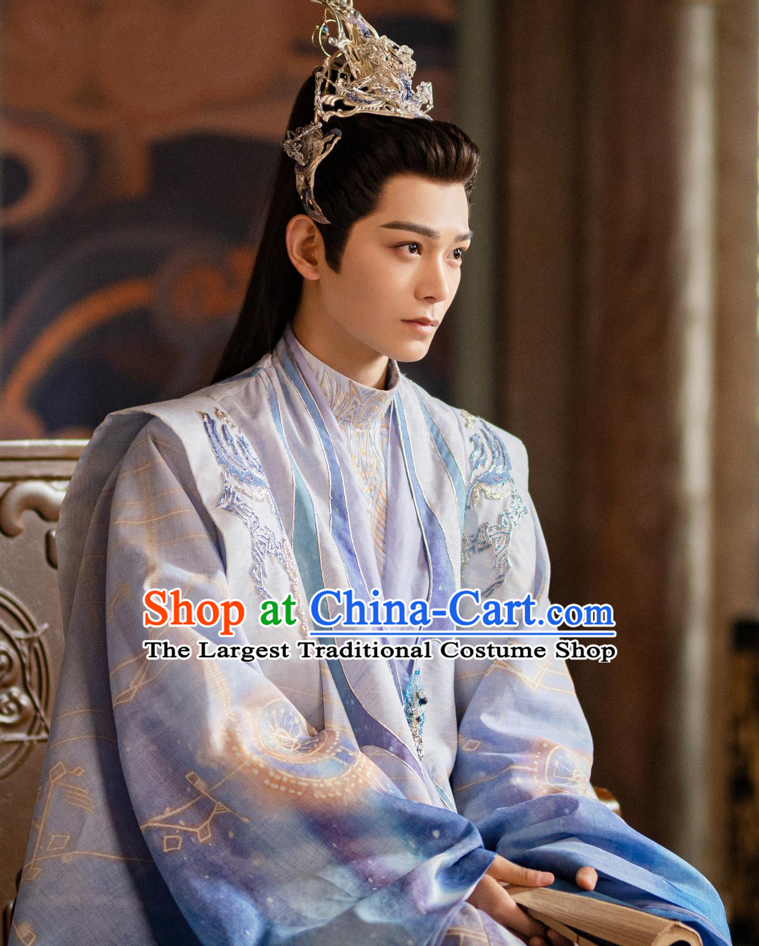 China Ancient Young King Clothing TV Drama Love You Seven Times Immortal Prince Chu Kong Garment Costumes