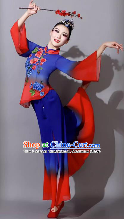 Yangko Costume Classical Dance Clothing Performance Costume Female Fan Dance Outfit