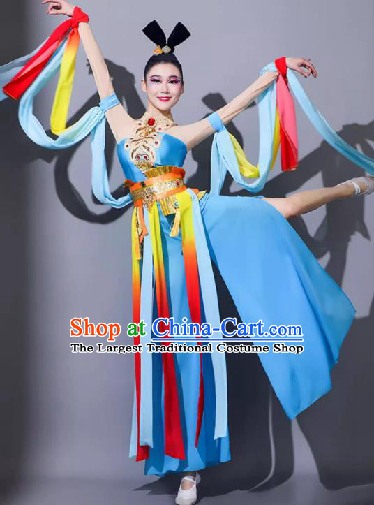 Dunhuang Dance Costume Western Regions Qinlian Performance Dress Female Pipa Flying Dance Performance Clothing