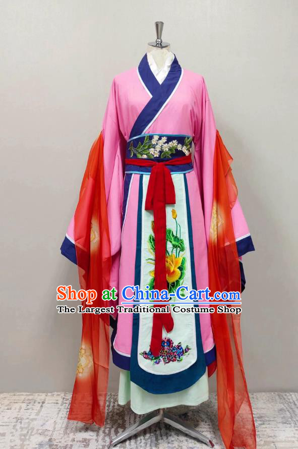 Ancient Chinese Fairy Clothing Traditional Hanfu Dress The Eight Immortals Crossing The Sea Film Performance He Xian Gu Costume