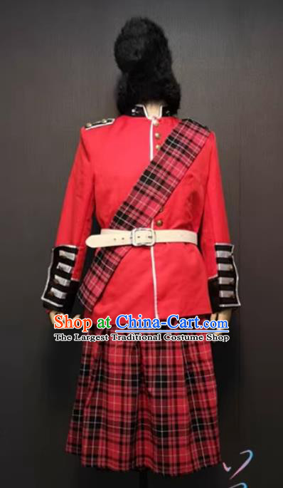 Scottish Tartan Kilt Classic Male Pleated Skirt UK National Costume