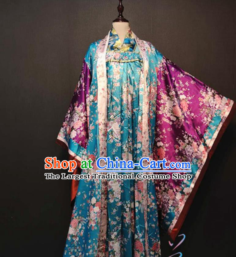 Japanese Kimono Dress Cos Cherry Blossom Festival Dance Fashion Show Traditional Yukata