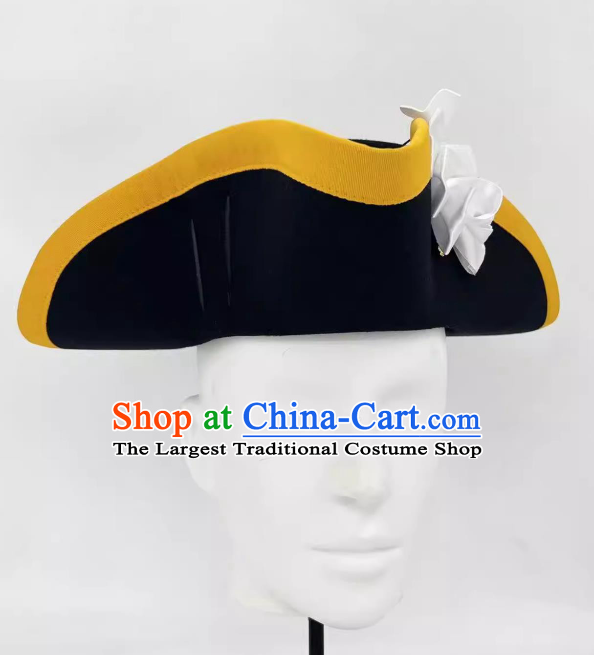 18th Century French Kingdom Infantry Tricorne Hat Replica European King Headwear