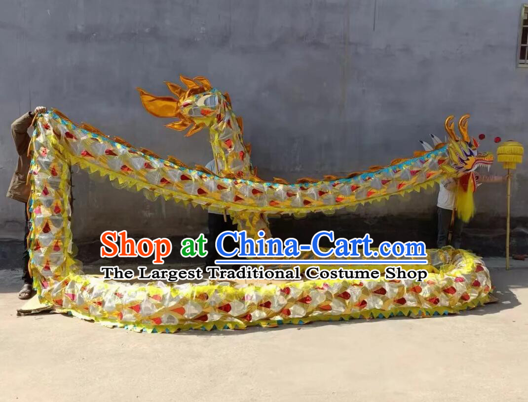 Celebration Parade Dragon Clothing Equipment Dragon Dancing Prop Chinese Dragon Dance Net Costume Set