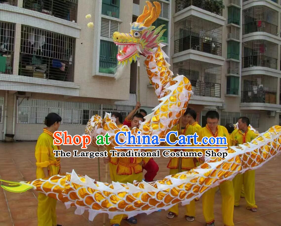 Chinese Dragon Dance Costume Celebration Parade Dragon Clothing Equipment Dragon Dancing Prop Set